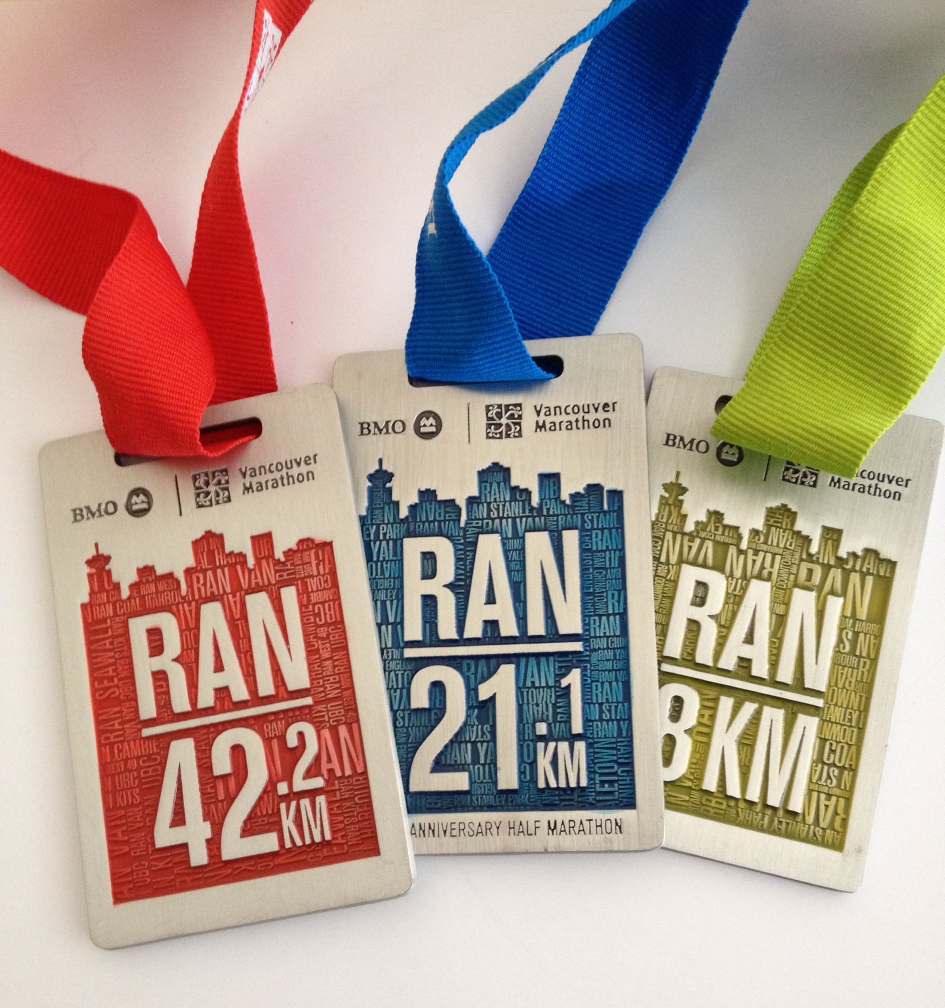2014 BMO Vancouver Marathon Medals & Shirt Reveal